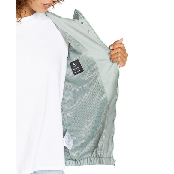 Volcom Juniors' Enemy Stone Windbreaker - Seaglass, M - Picture 2 of 2